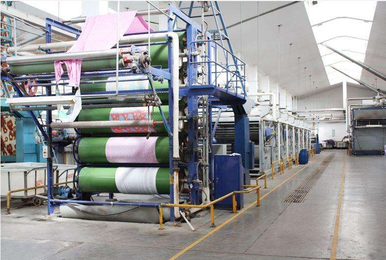 (圖:紡織印染廠工藝)