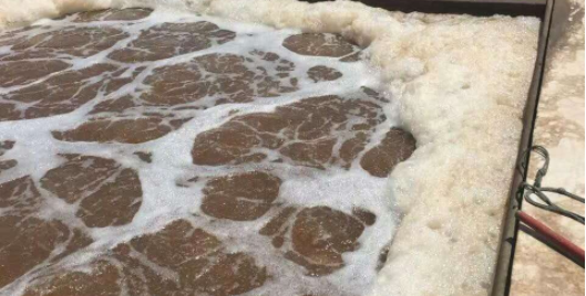 （圖：清洗廢水處理現(xiàn)場）